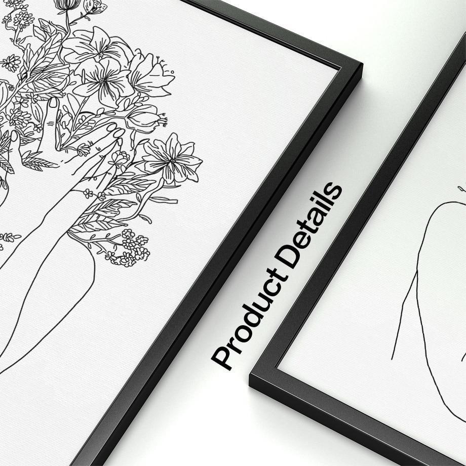 Flower Girl Illustration - Nordic Side - 