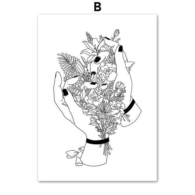 Flower Girl Illustration - Nordic Side - 