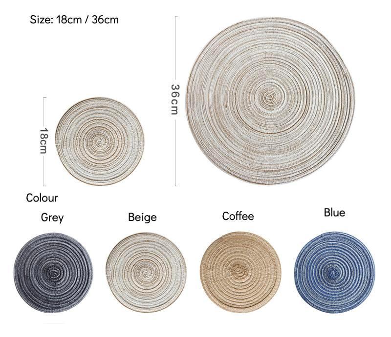 Ramie Linen Table Mat - Nordic Side - 