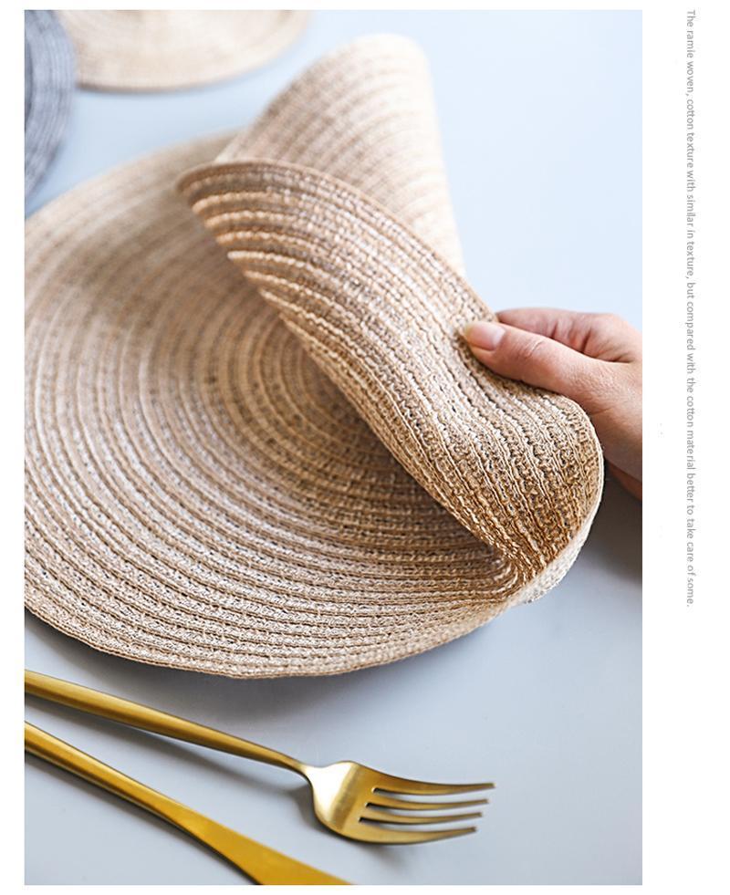 Ramie Linen Table Mat - Nordic Side - 