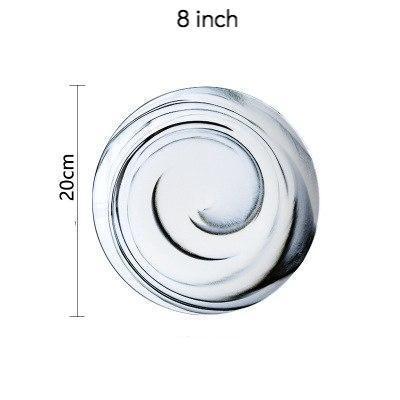 Pink & Grey Marble Plates - Nordic Side - 