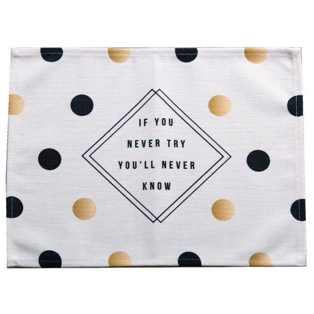 Cotten Table Mat - Nordic Side - 