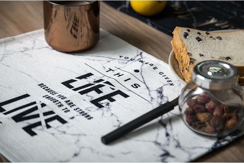 Cotten Table Mat - Nordic Side - 