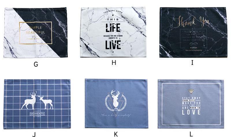 Cotten Table Mat - Nordic Side - 