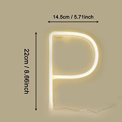 Neon Letter Standing Light - Nordic Side - 