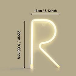 Neon Letter Standing Light - Nordic Side - 