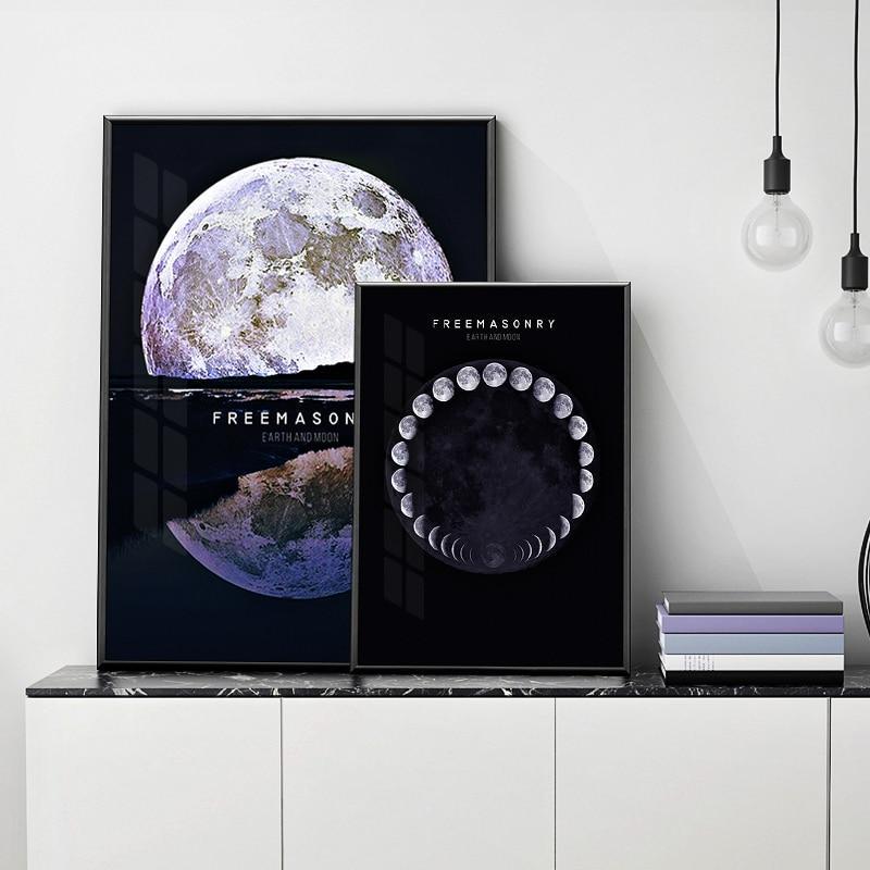 Moon & Space Wall Art - Nordic Side - 