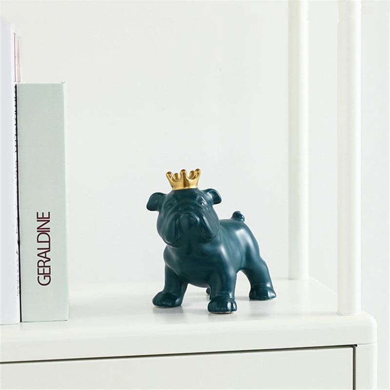 Ceramic Angel Dog Ornament - Nordic Side - 