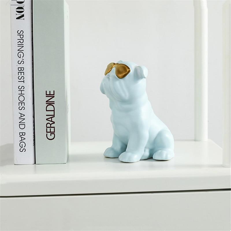 Ceramic Angel Dog Ornament - Nordic Side - 