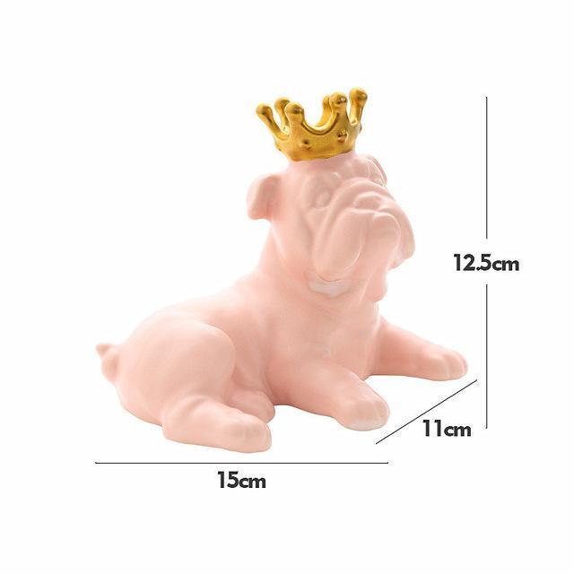 Ceramic Angel Dog Ornament - Nordic Side - 