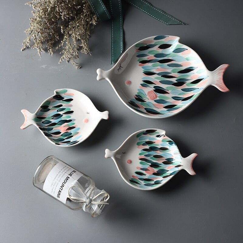 Kissing Fish Plates - Nordic Side - 