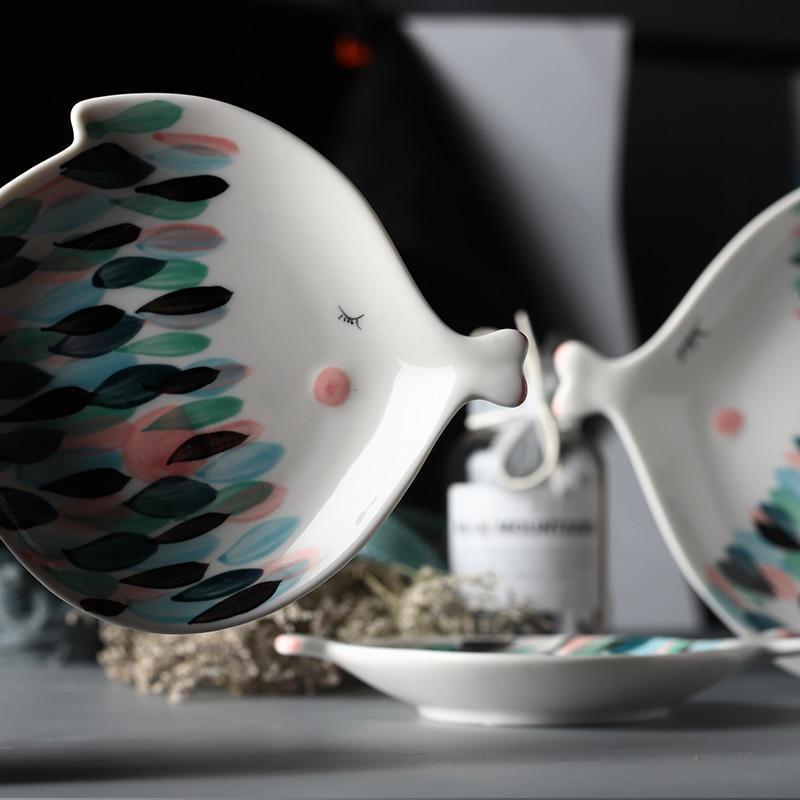 Kissing Fish Plates - Nordic Side - 