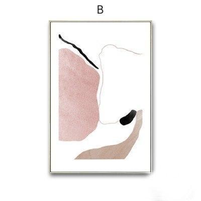 Pink Abstract Arts - Nordic Side - 