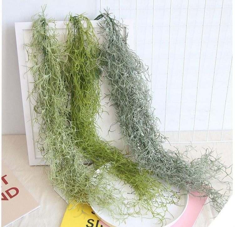 Artificial Rattan Grass - 35.83 in. Length fake tropical plant garden decoration artificial hanging grass wedding decor - Nordic Side - 