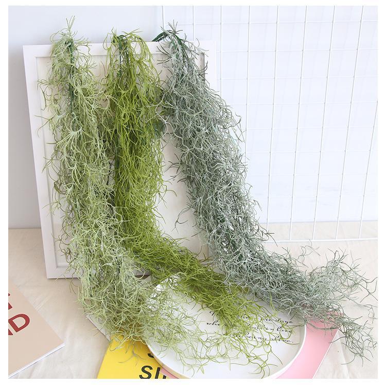 Artificial Rattan Grass - 35.83 in. Length fake tropical plant garden decoration artificial hanging grass wedding decor - Nordic Side - 