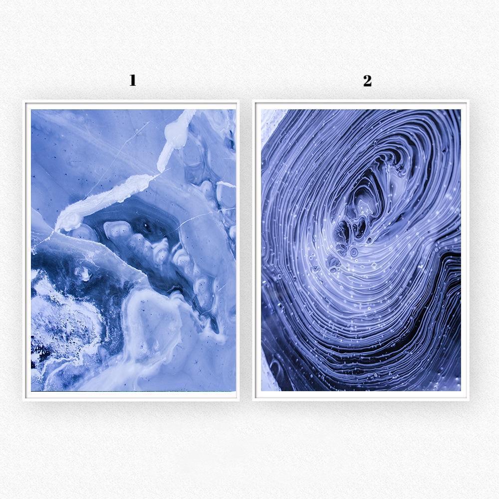 Blue Agate Wall Art - Nordic Side - 