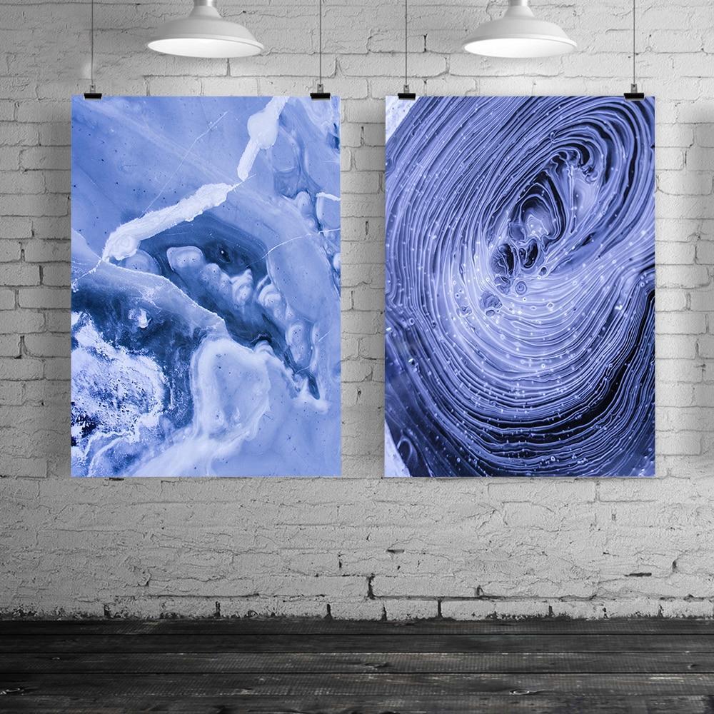 Blue Agate Wall Art - Nordic Side - 