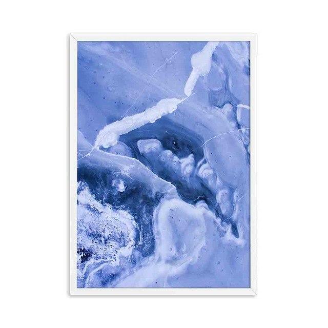 Blue Agate Wall Art - Nordic Side - 