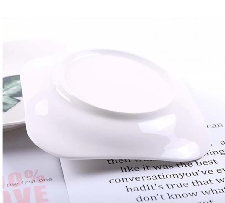 Green Leaves Square Plates - Nordic Side - 