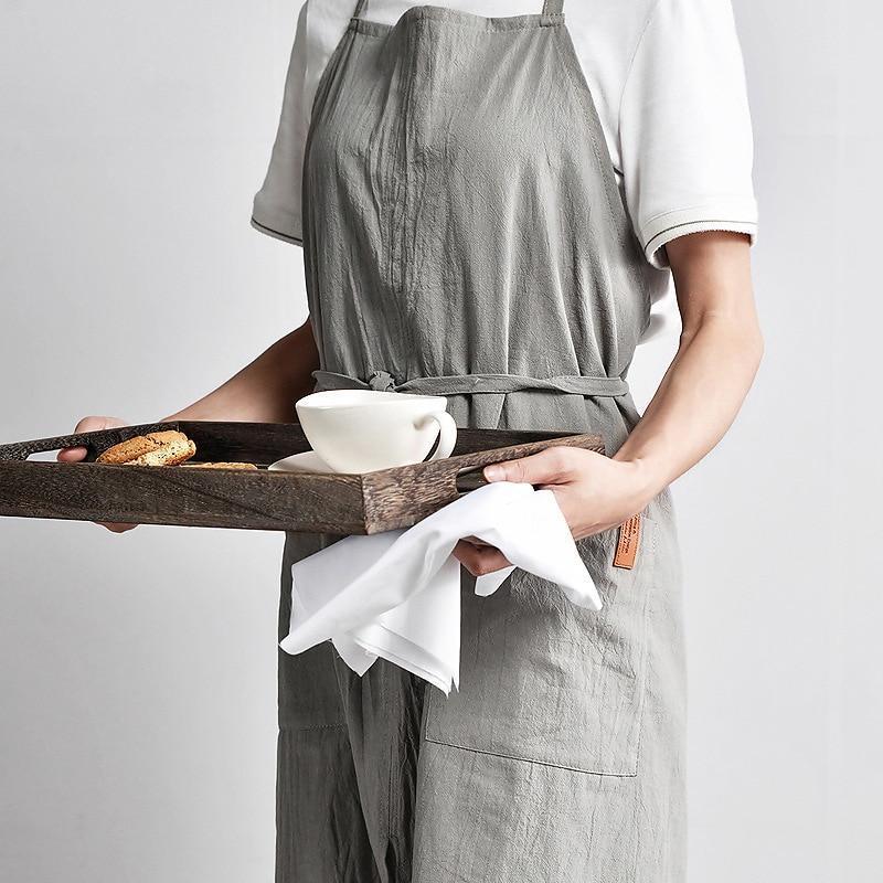Cotton Plain Apron - Nordic Side - 
