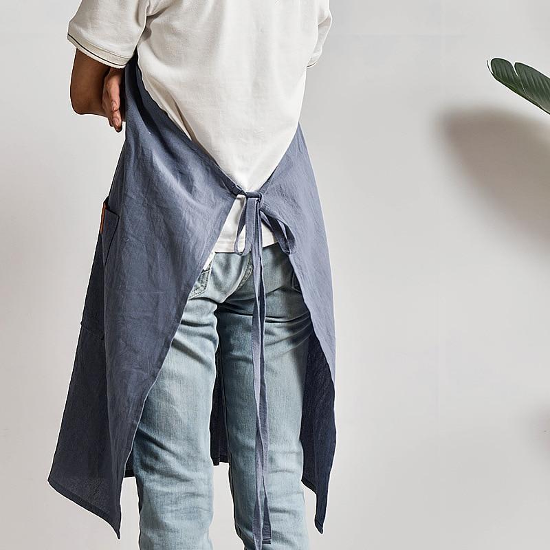 Cotton Plain Apron - Nordic Side - 