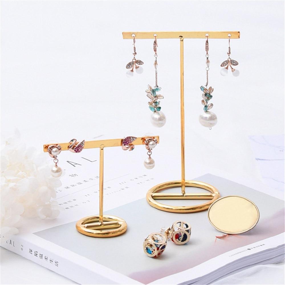Gold Jewelry Earings Stand - Nordic Side - 