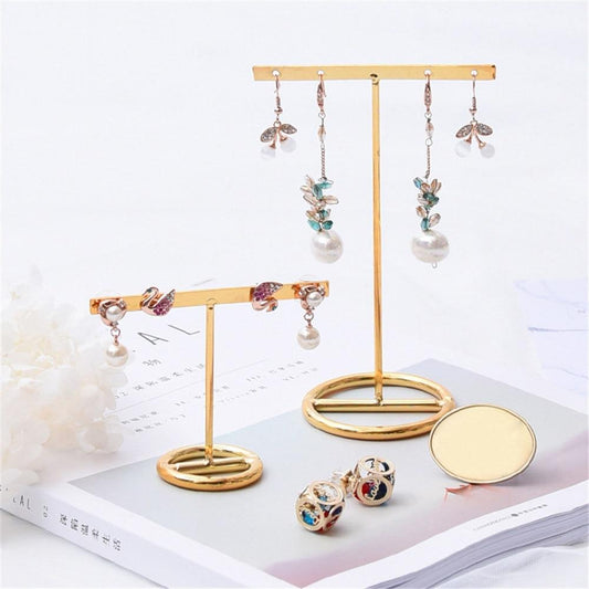 Gold Jewelry Earings Stand - Nordic Side - 