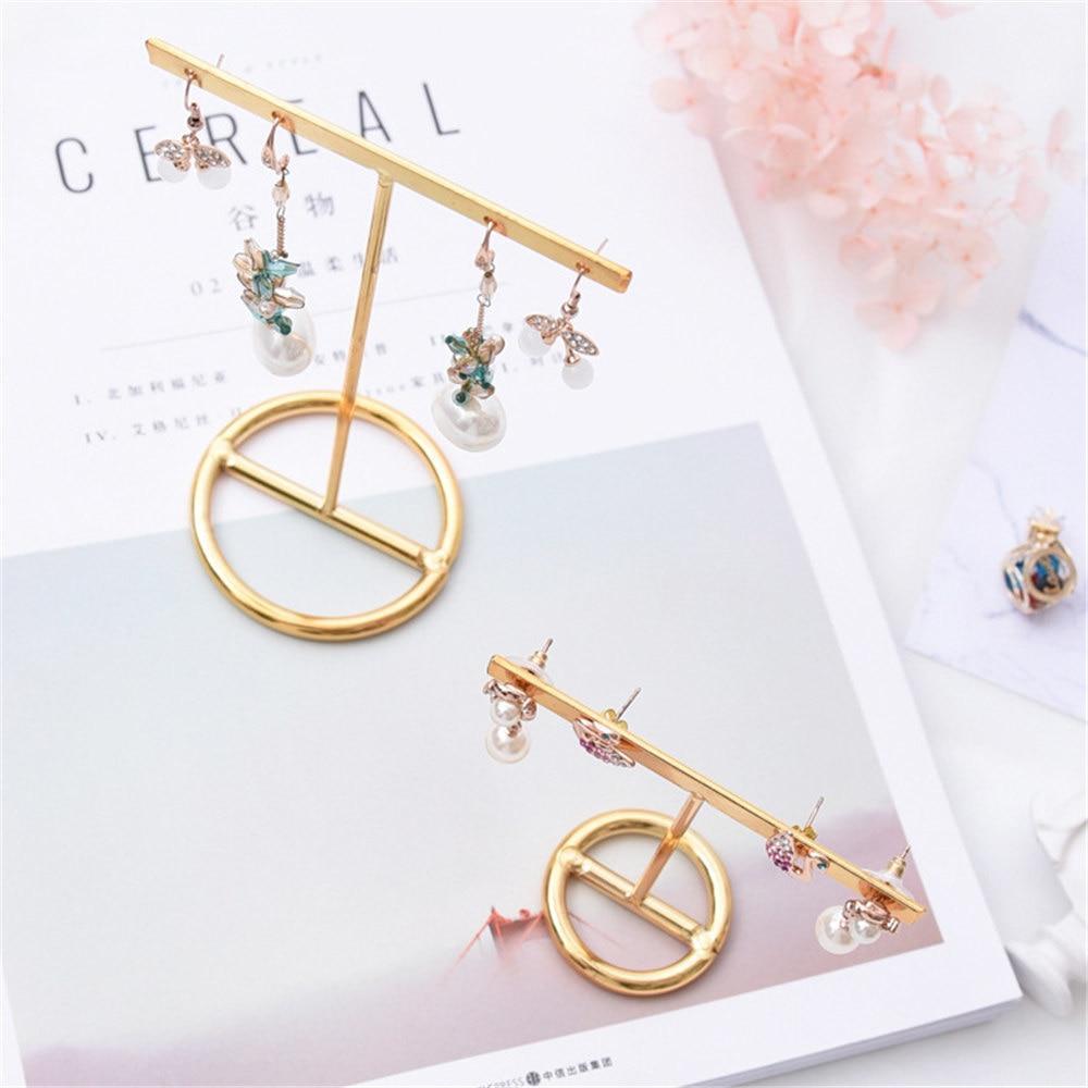 Gold Jewelry Earings Stand - Nordic Side - 