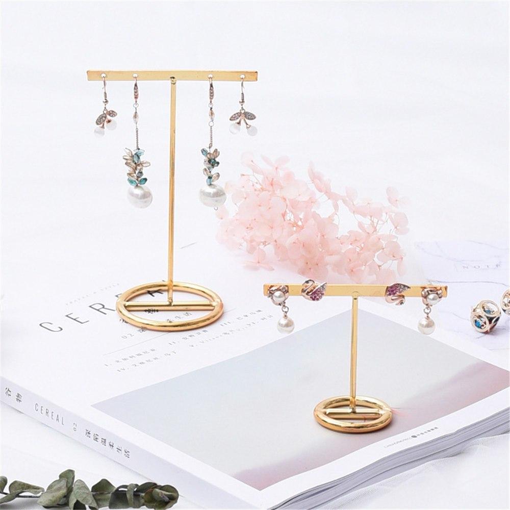 Gold Jewelry Earings Stand - Nordic Side - 
