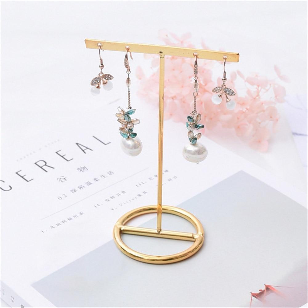 Gold Jewelry Earings Stand - Nordic Side - 
