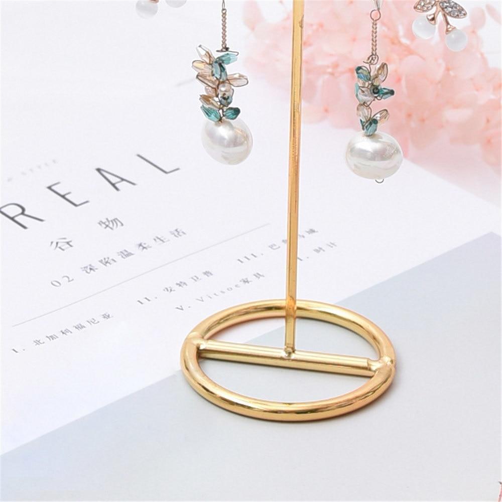 Gold Jewelry Earings Stand - Nordic Side - 