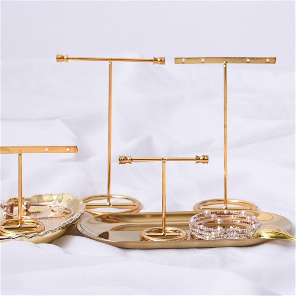 Gold Jewelry Earings Stand - Nordic Side - 