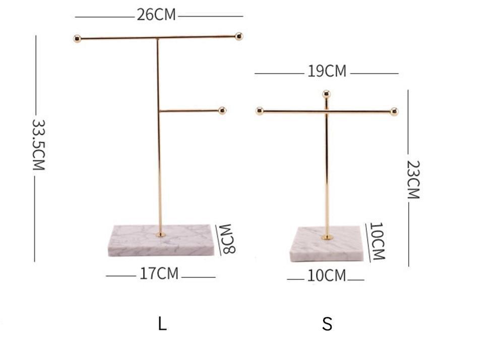 Gold Jewelry Stand - Nordic Side - 