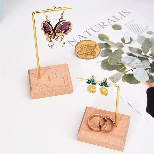Gold Jewelry Earings Stand - Nordic Side - 