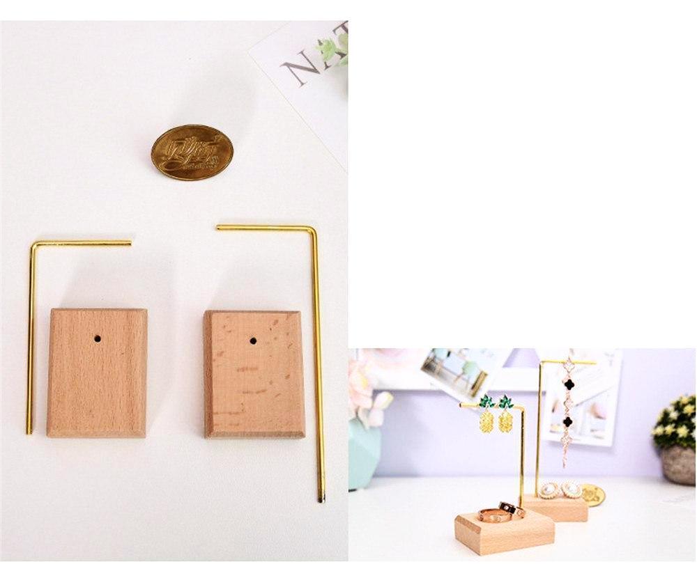 Gold Jewelry Earings Stand - Nordic Side - 