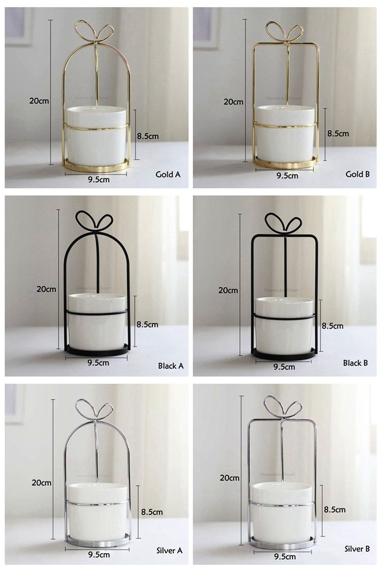 Bow Knot Gold Iron Pot - Nordic Side - 