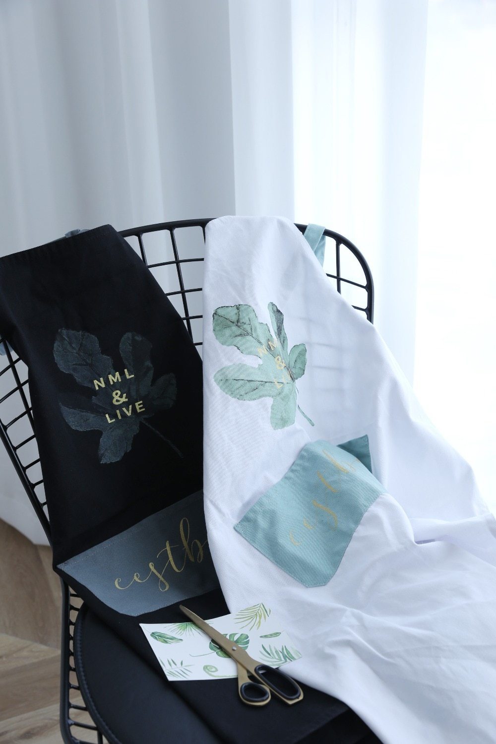 Cotton Nordic Apron - Nordic Side - 