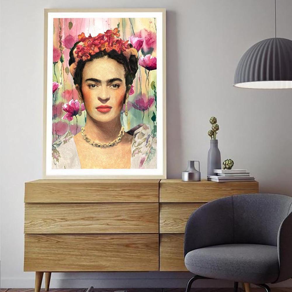 Watercolour Portrait of Frida - Nordic Side - 