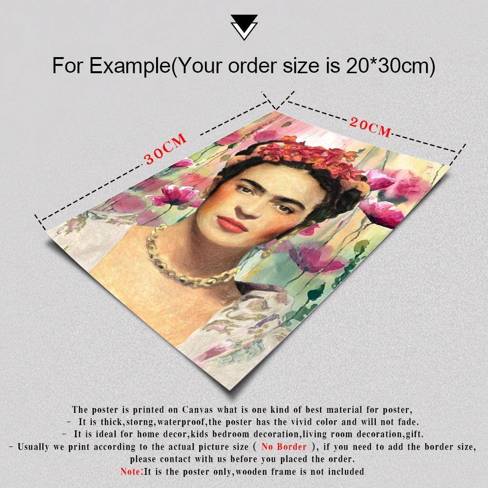 Watercolour Portrait of Frida - Nordic Side - 