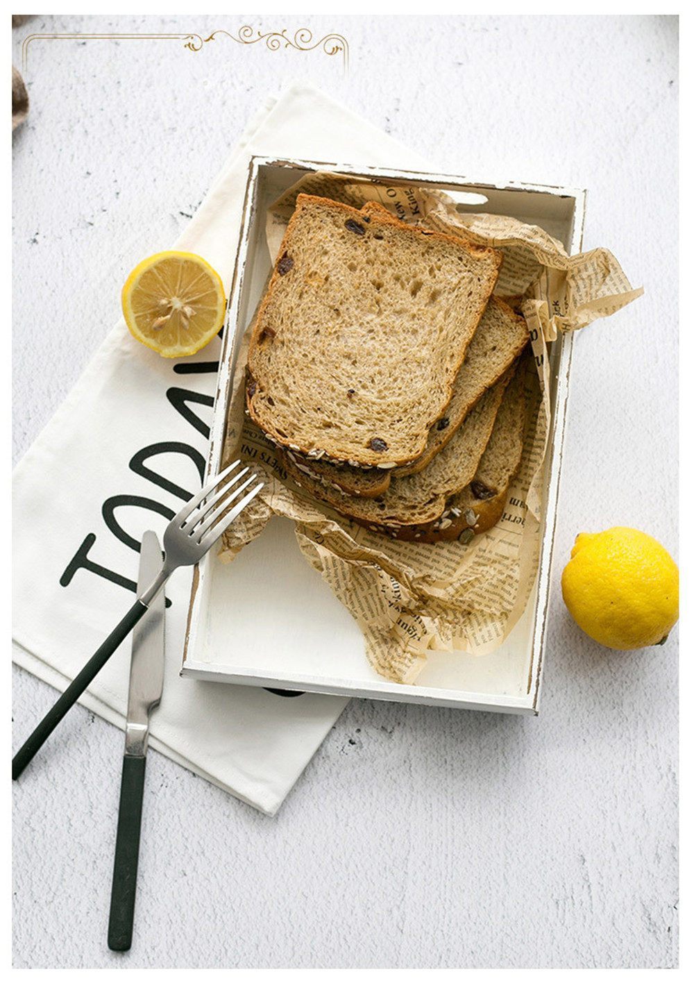 Retro Square Tray - Nordic Side - 