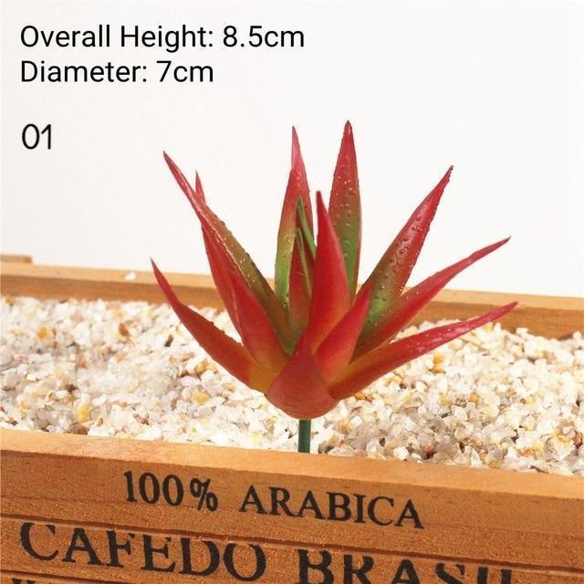 Red Artificial Succulent - Nordic Side - 