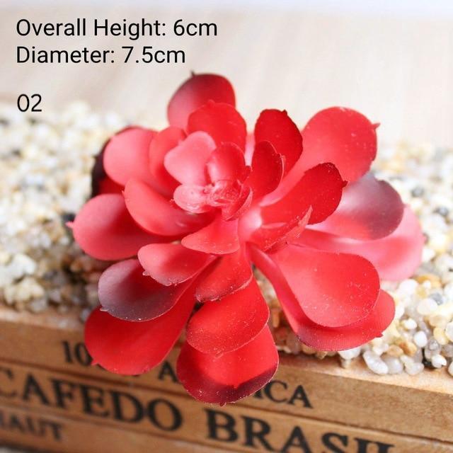 Red Artificial Succulent - Nordic Side - 