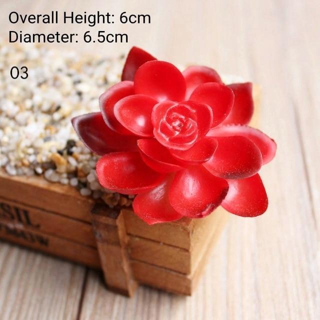 Red Artificial Succulent - Nordic Side - 