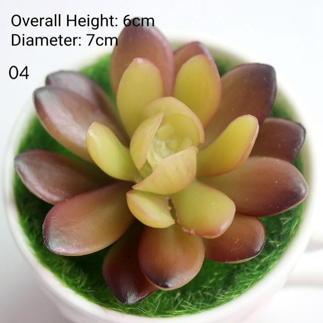 Red Artificial Succulent - Nordic Side - 