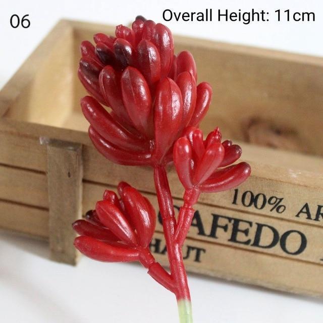Red Artificial Succulent - Nordic Side - 