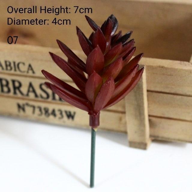 Red Artificial Succulent - Nordic Side - 