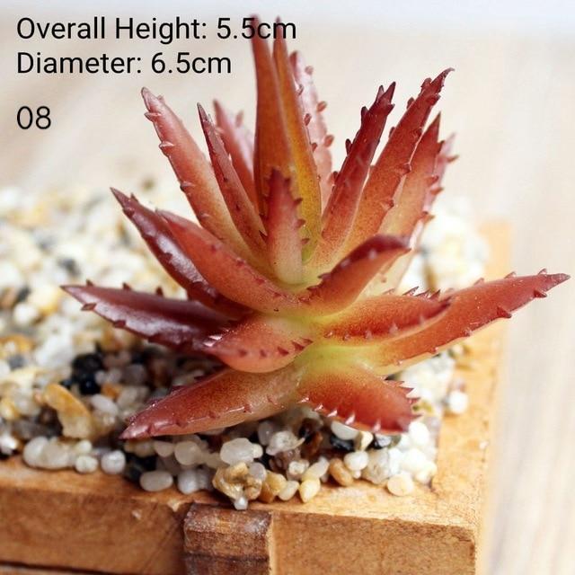 Red Artificial Succulent - Nordic Side - 