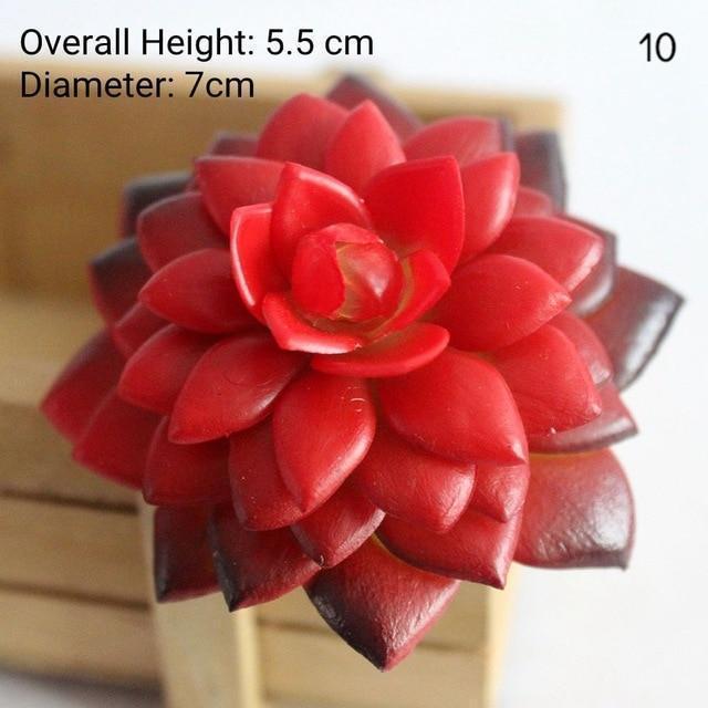 Red Artificial Succulent - Nordic Side - 