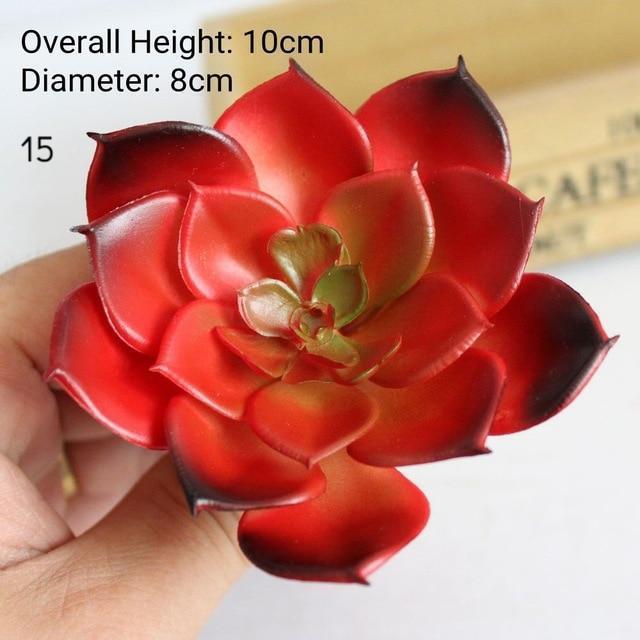 Red Artificial Succulent - Nordic Side - 