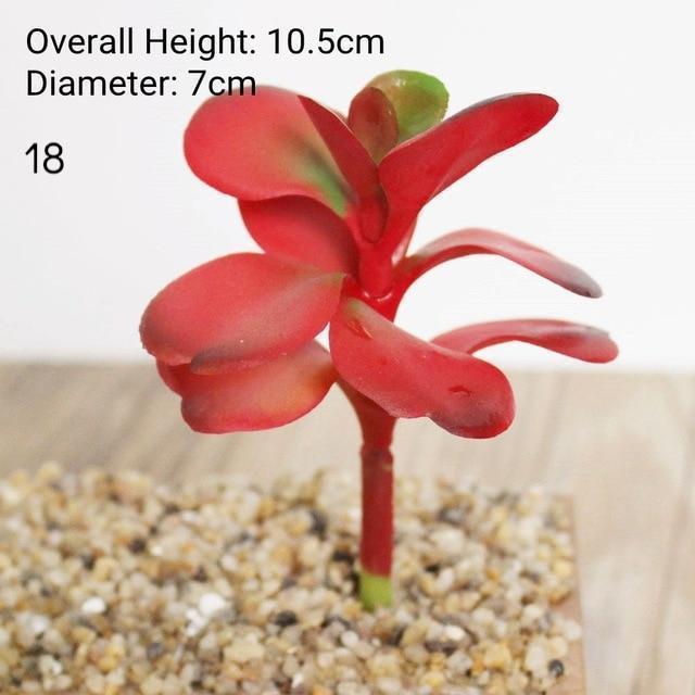 Red Artificial Succulent - Nordic Side - 